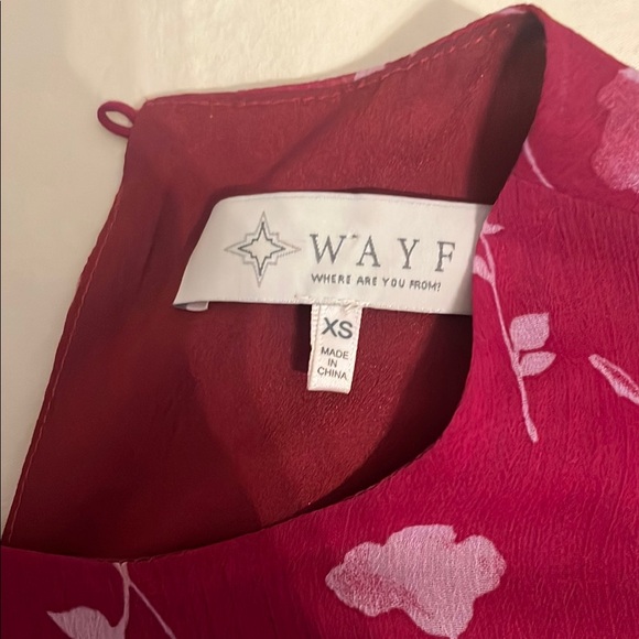 Wayf Floral Ruffle Blouse Rose Color - Picture 4 of 7